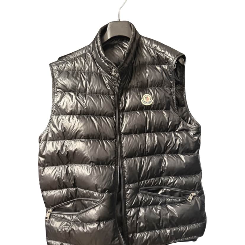 Moncler Moncler Vest - Monclerweste Black Polyester Very good condition - Front View