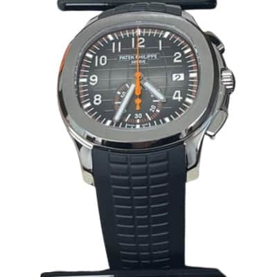 Patek Philippe Aquanaut Chronograph 42mm Black Never worn - Front View