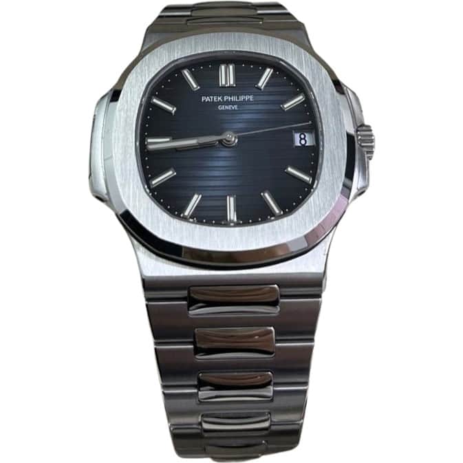 Patek Philippe Nautilus 40mm Blue Never worn - Front View