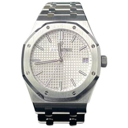 Audemars Piguet Royal Oak Selfwinding 41mm Silver Never worn - Front View