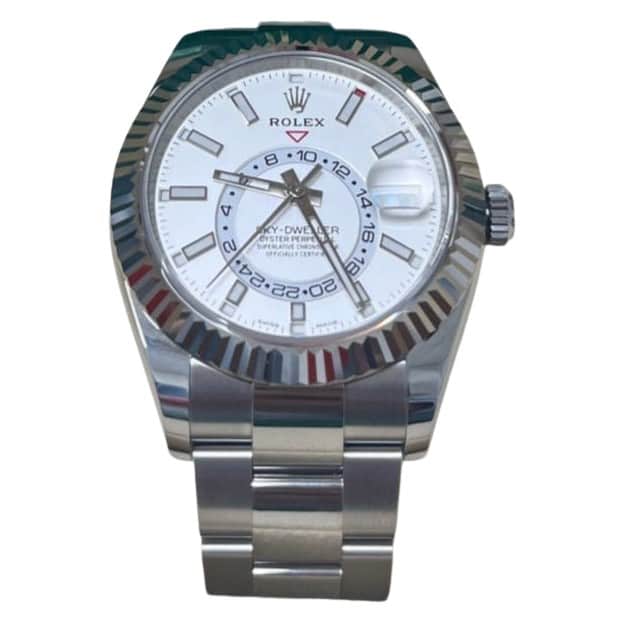Rolex Sky-Dweller 42mm White Never worn - Front View