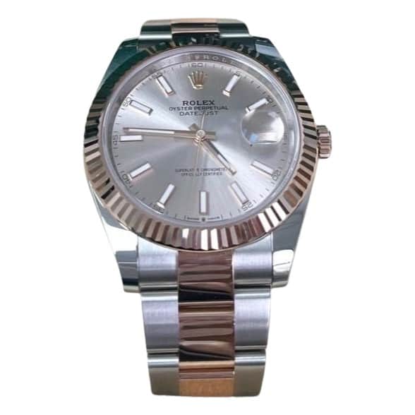 Rolex Datejust 41 Pink Never worn - Front View