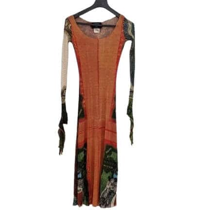 Jean Paul Gaultier Mesh Tattoo set MultiColor Very good condition - Front View
