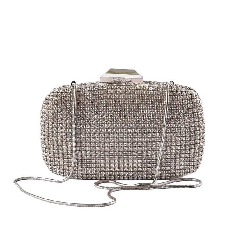 Luisa Spagnoli Knot Strass Clutch