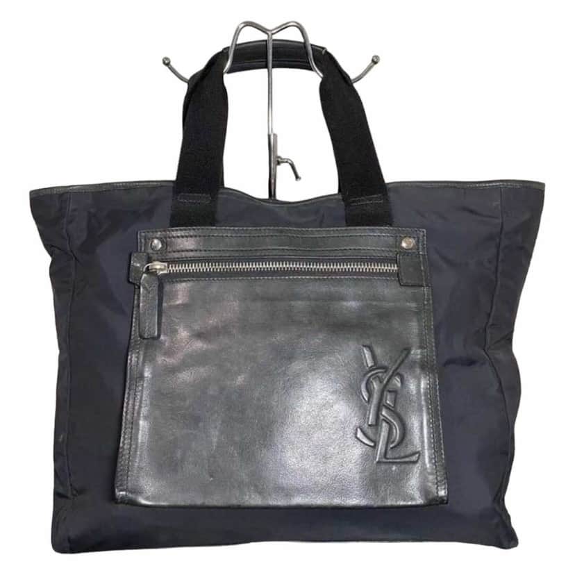 Saint Laurent YSL Tote Black Silver Good condition - Front View