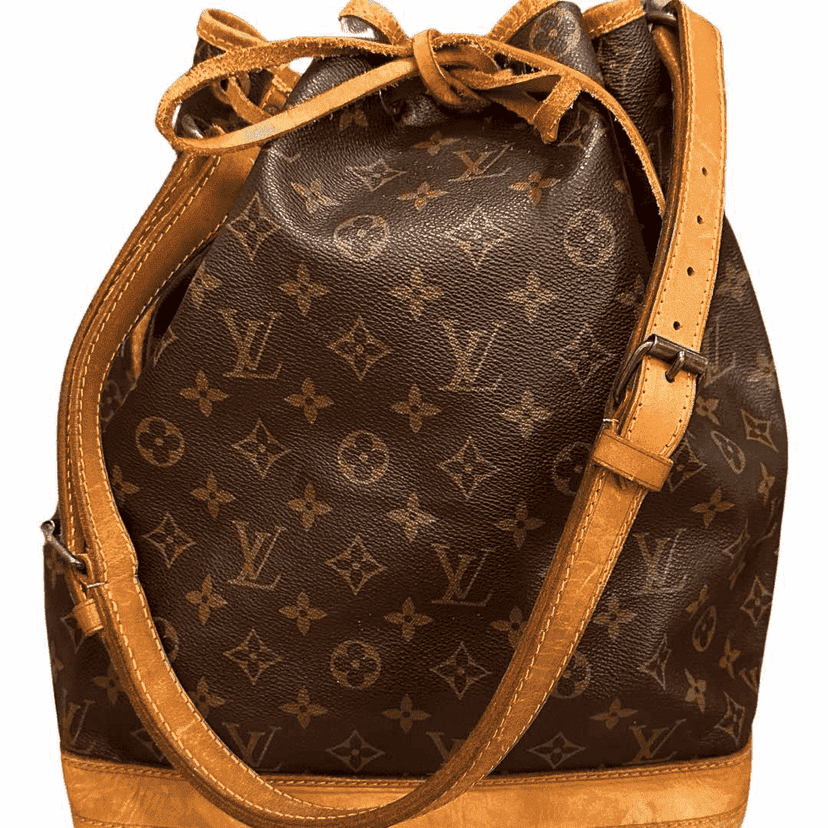 Louis Vuitton Noé Brown Canvas Leather Good condition - Front View