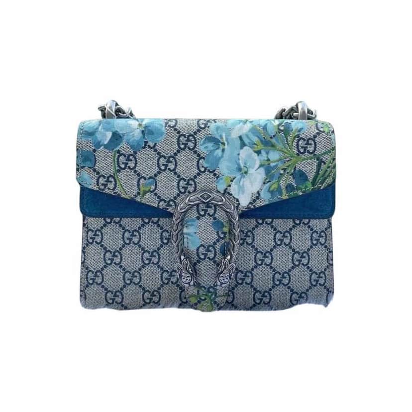 Gucci Mini Dionysus Blue Silver Good condition - Front View