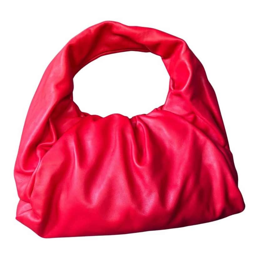 Bottega Veneta The Shoulder Pouch Red Leather Good condition - Front View