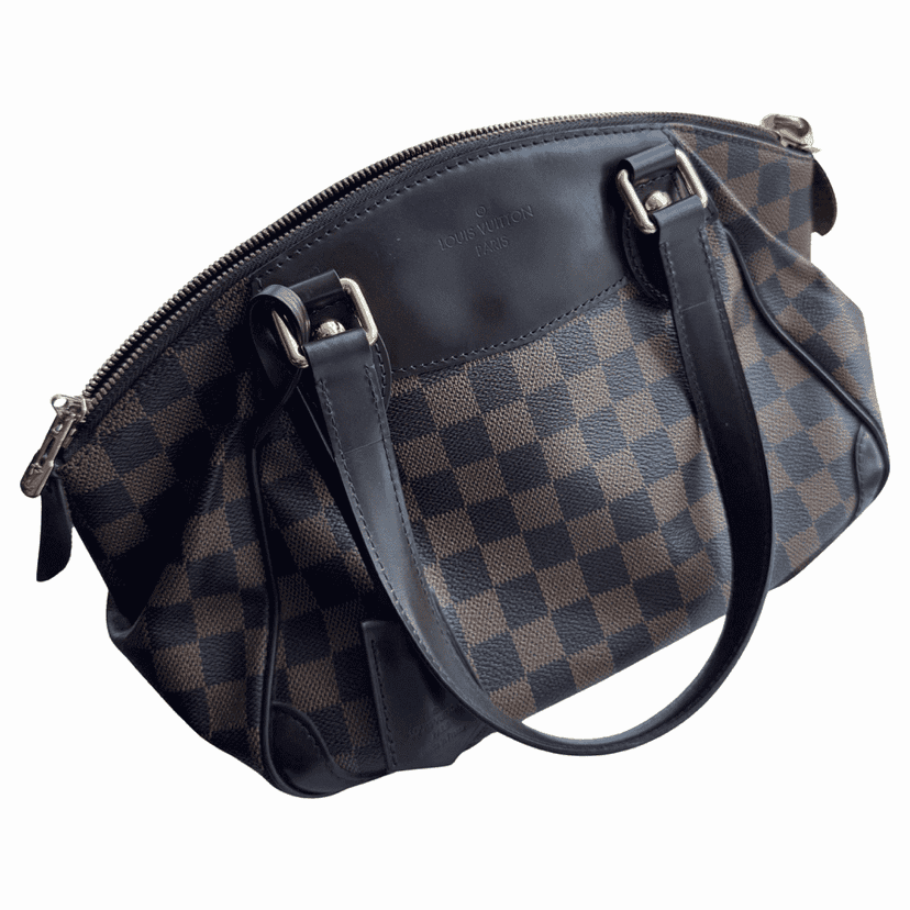 Louis Vuitton Verona Brown Canvas Gold Never worn - Front View