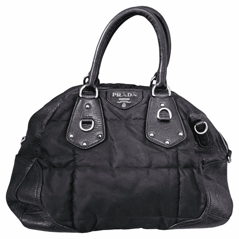 Prada Tessuto Satchel Black Good condition - Front View