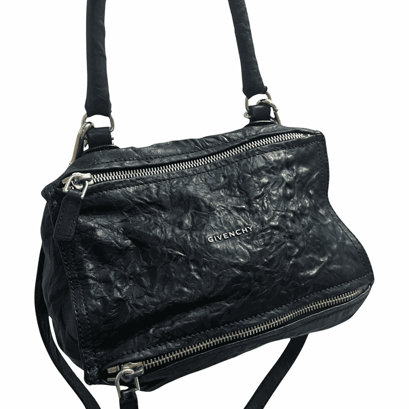 Givenchy Pandora Black Leather Good condition - Front View