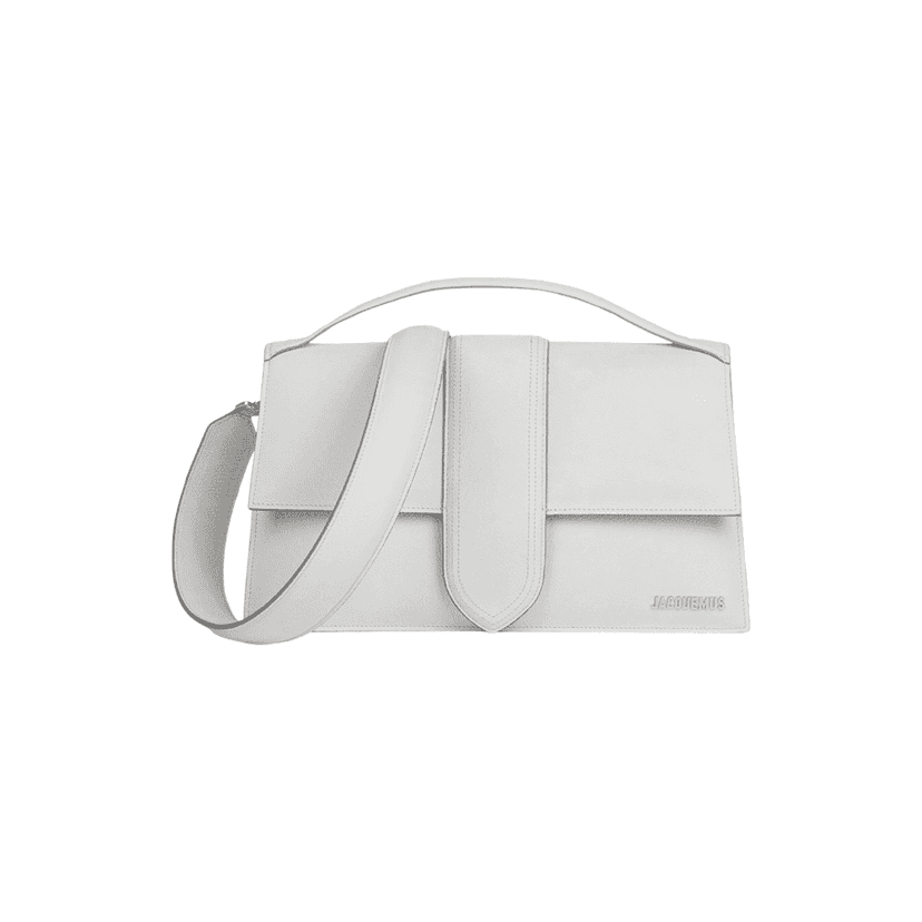 Jacquemus Bambino Grey Leather Never worn - Front View