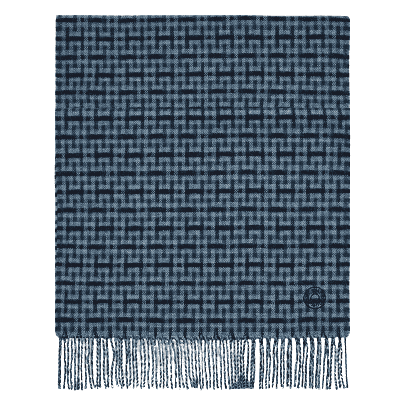 Hermès Product Blue Cashmere Never worn, with tag - Front View