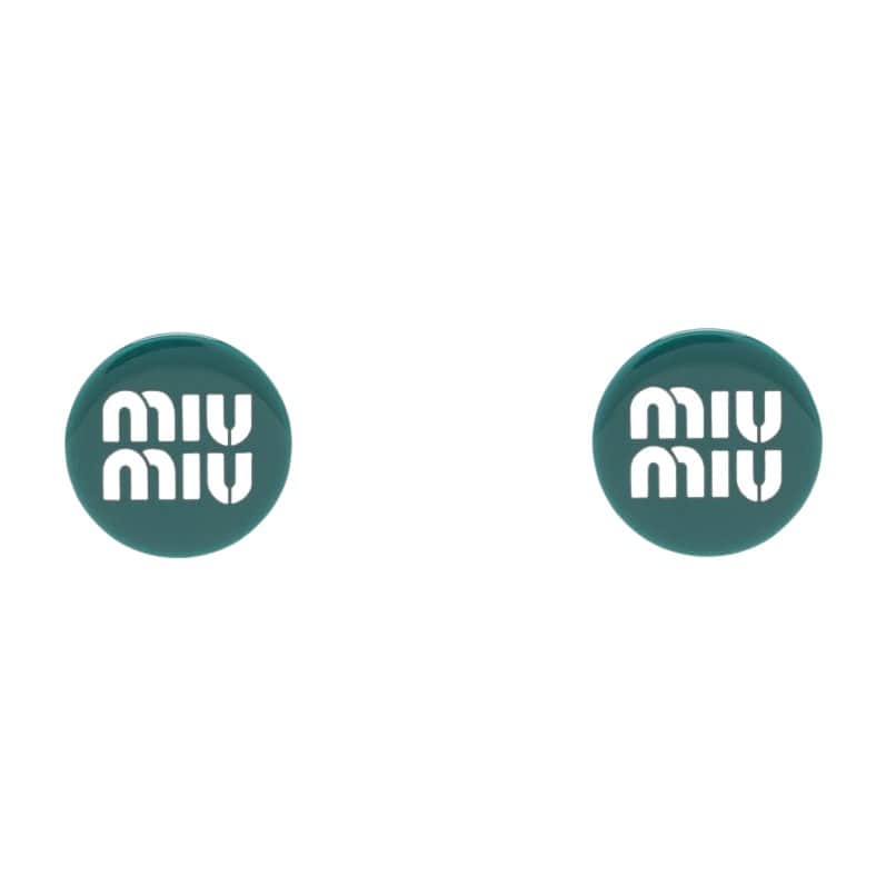 Miu Miu Product Green Plastic Never worn, with tag - Front View