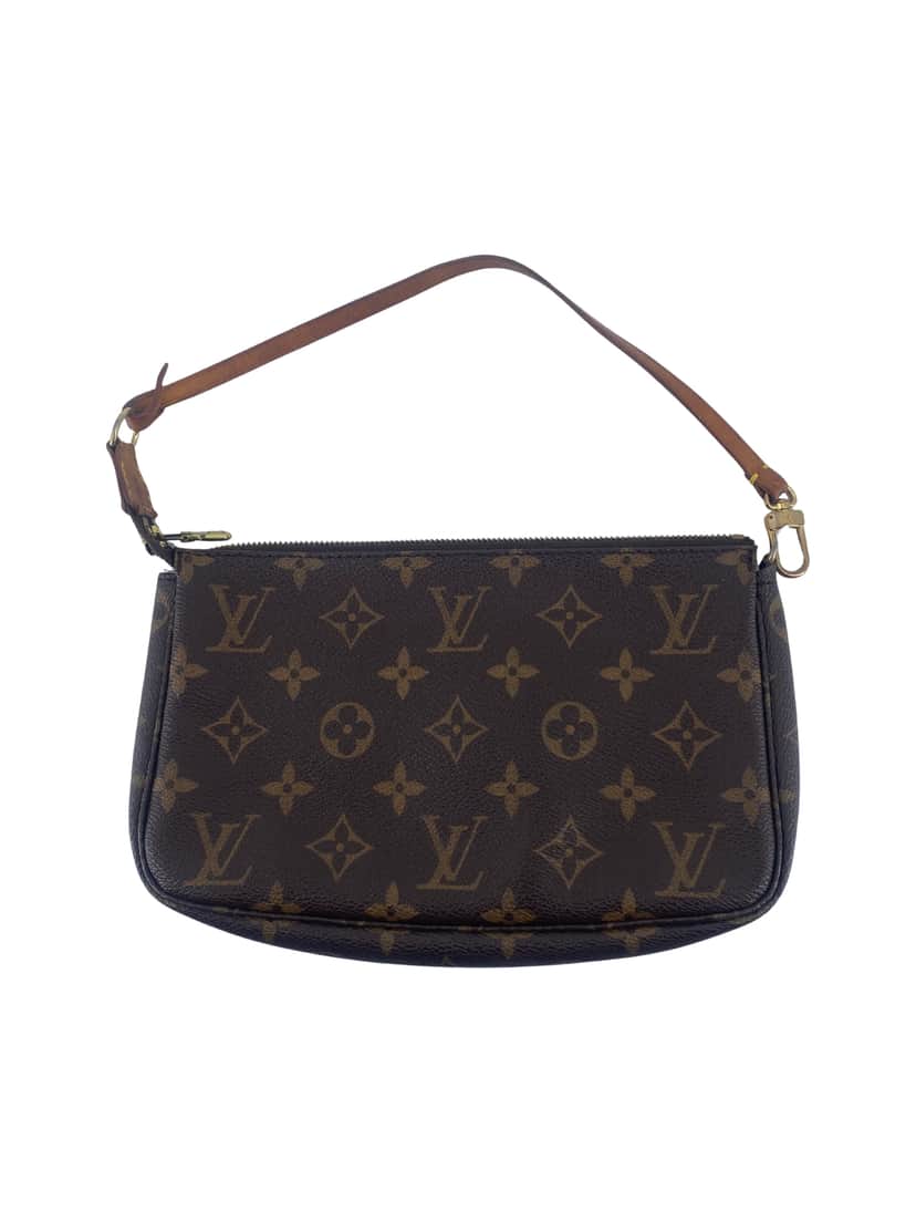 Louis Vuitton Pochette Accessoire Brown Canvas Good condition - Front View