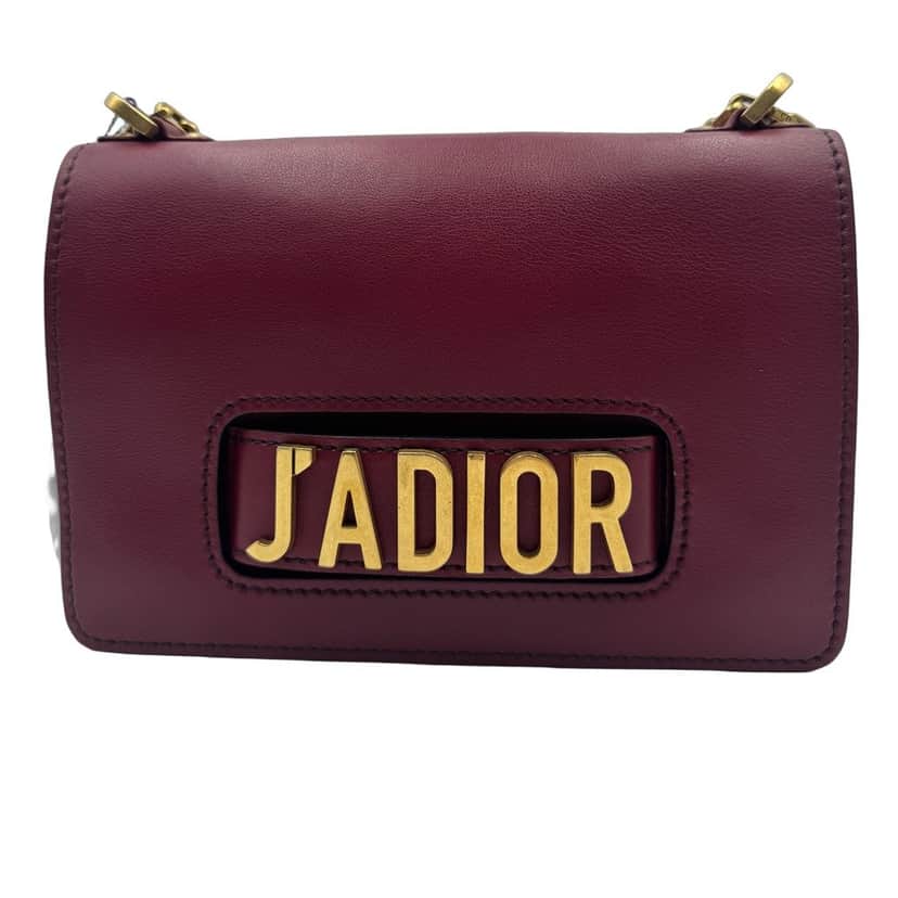 Dior Dior brugundy Leather J'adior