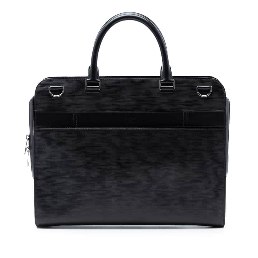 Louis Vuitton Epi Bassano GM Black Leather Very good condition - Front View