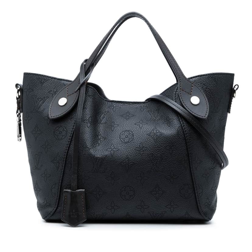 Louis Vuitton Monogram Mahina Hina PM Blue Leather Very good condition - Front View