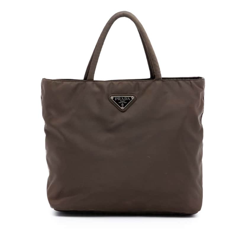 Prada Tessuto Tote Brown Very good condition - Front View