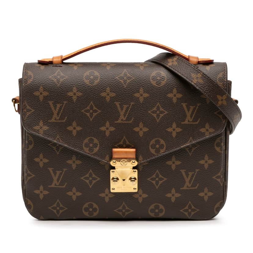 Louis Vuitton Monogram Pochette Metis Brown Very good condition - Front View