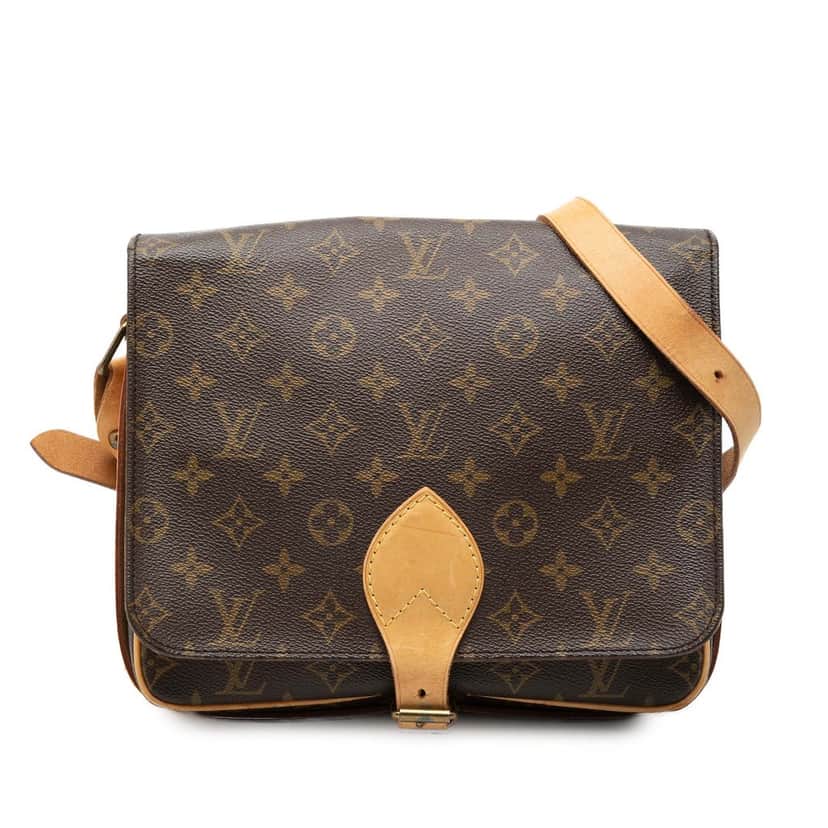 Louis Vuitton Monogram Cartouchiere GM Brown Very good condition - Front View