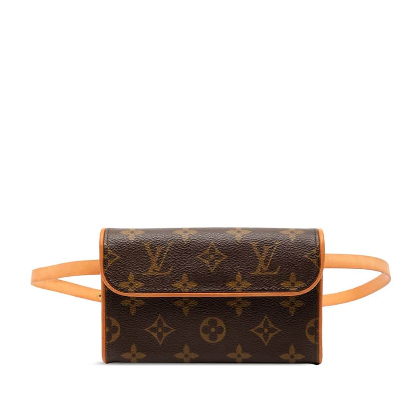 Louis Vuitton Monogram Pochette Florentine Brown Very good condition - Front View