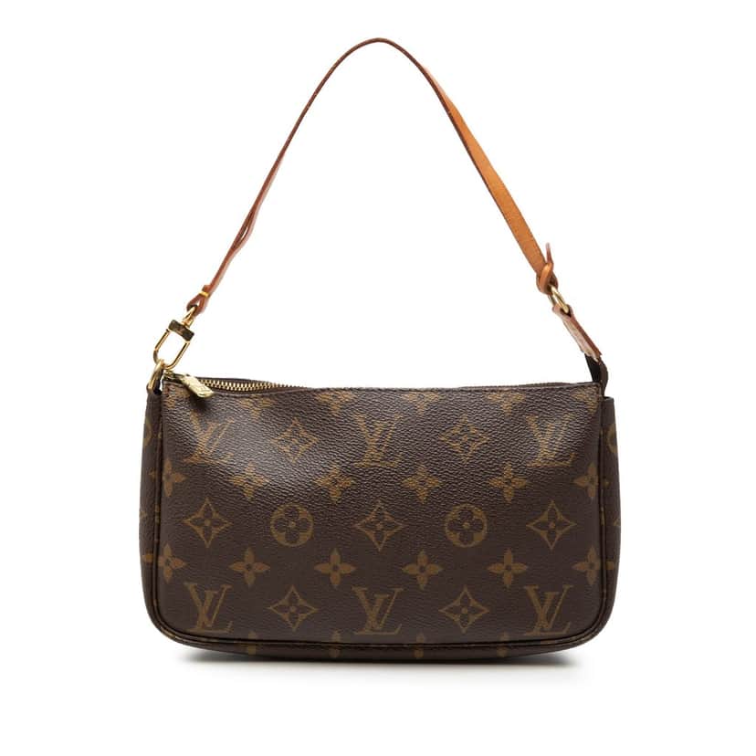 Louis Vuitton Monogram Pochette Accessoires Brown Good condition - Front View