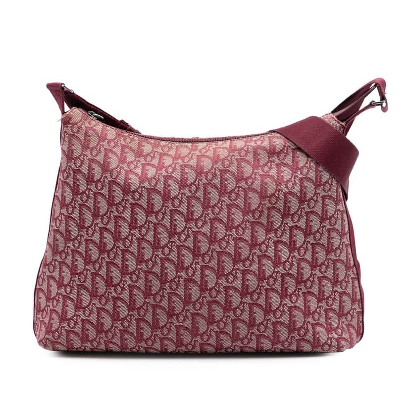 Dior Diorissimo Trotter Canvas Crossbody Red Very good condition - Front View