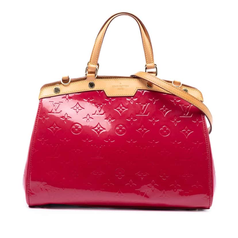 Louis Vuitton Monogram Vernis Brea MM Red Leather Very good condition - Front View