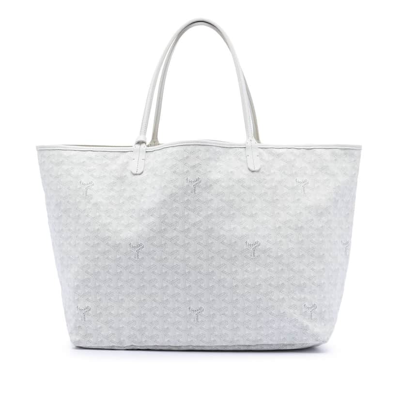 Goyard Goyardine Saint Louis GM White Very good condition - Front View