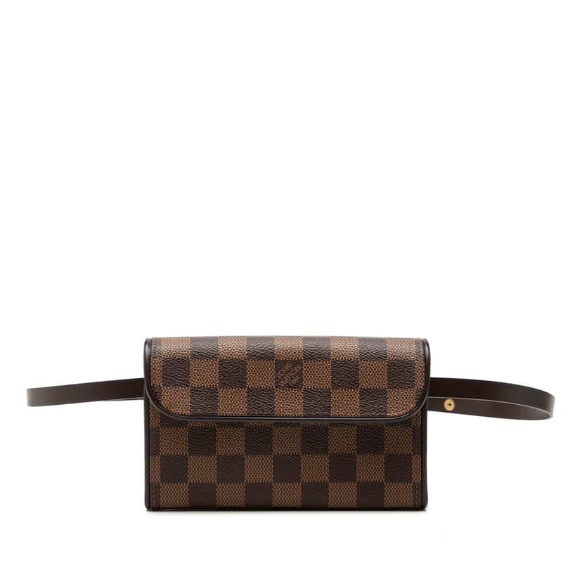 Louis Vuitton Damier Ebene Florentine Pochette Brown Very good condition - Front View