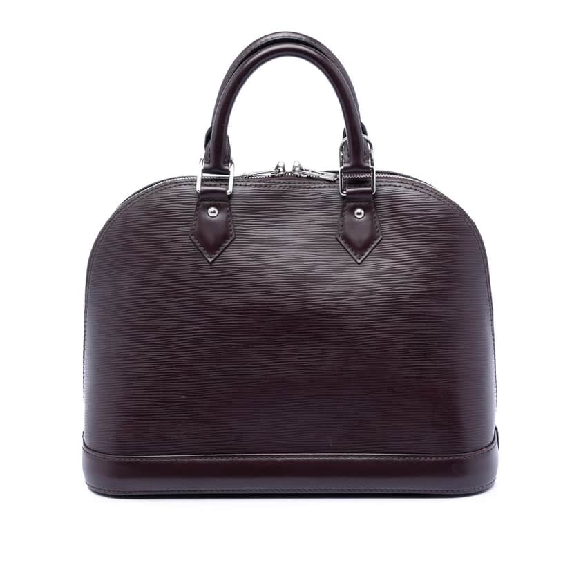 Louis Vuitton Epi Alma PM Purple Leather Very good condition - Front View