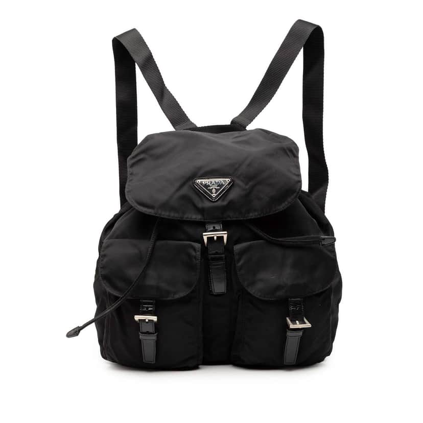 Prada Tessuto Backpack Black Very good condition - Front View