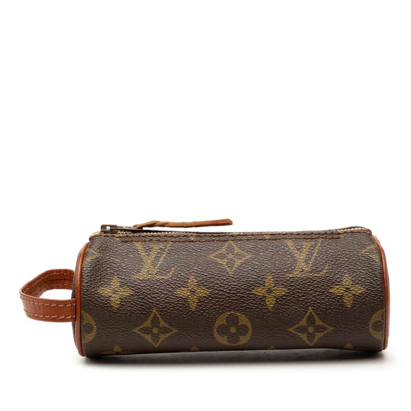 Louis Vuitton Monogram Trousse Ronde 16 Brown Very good condition - Front View