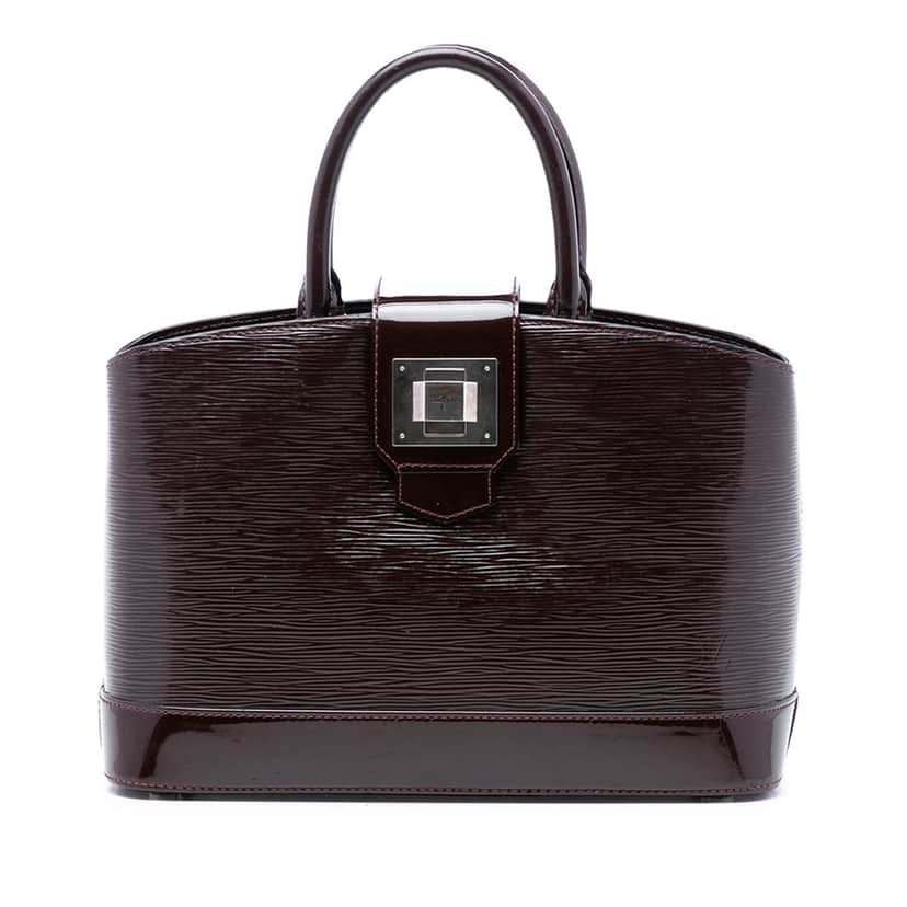 Louis Vuitton Epi Electric Mirabeau PM Purple Leather Very good condition - Front View