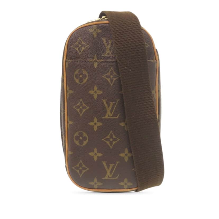 Louis Vuitton Monogram Pochette Gange Brown Very good condition - Front View