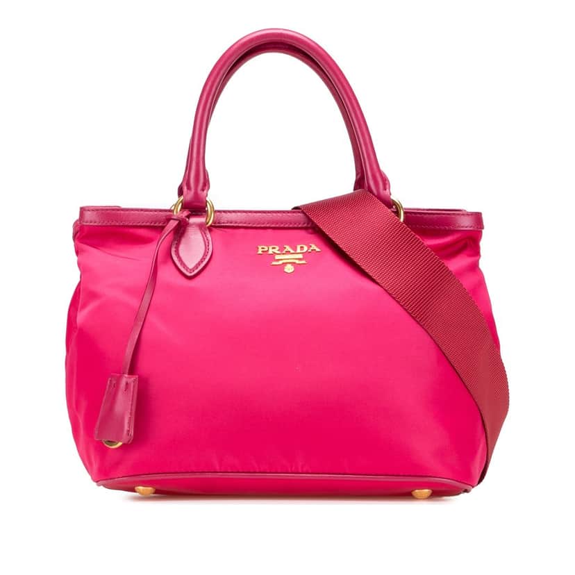 Prada Tessuto Satchel Pink Very good condition - Front View