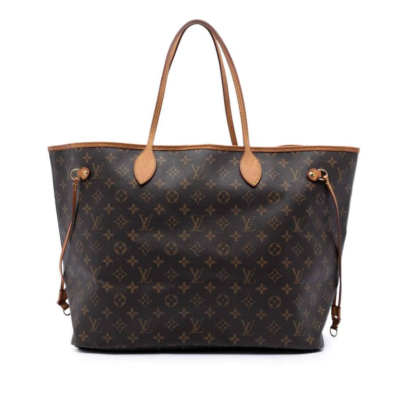 Louis Vuitton Monogram Neverfull GM Brown Very good condition - Front View
