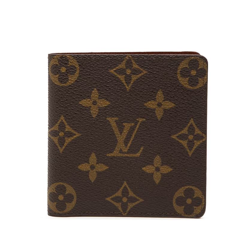 Louis Vuitton Monogram Porte Billets 6 Cartes Credit Wallet Brown Very good condition - Front View