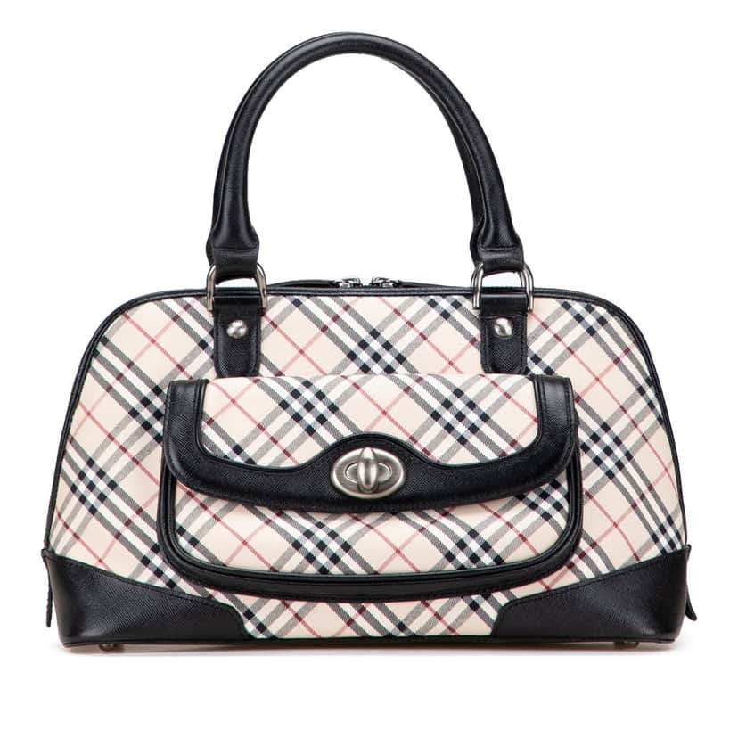 Burberry Nova Check Canvas Handbag Beige Very good condition - Front View