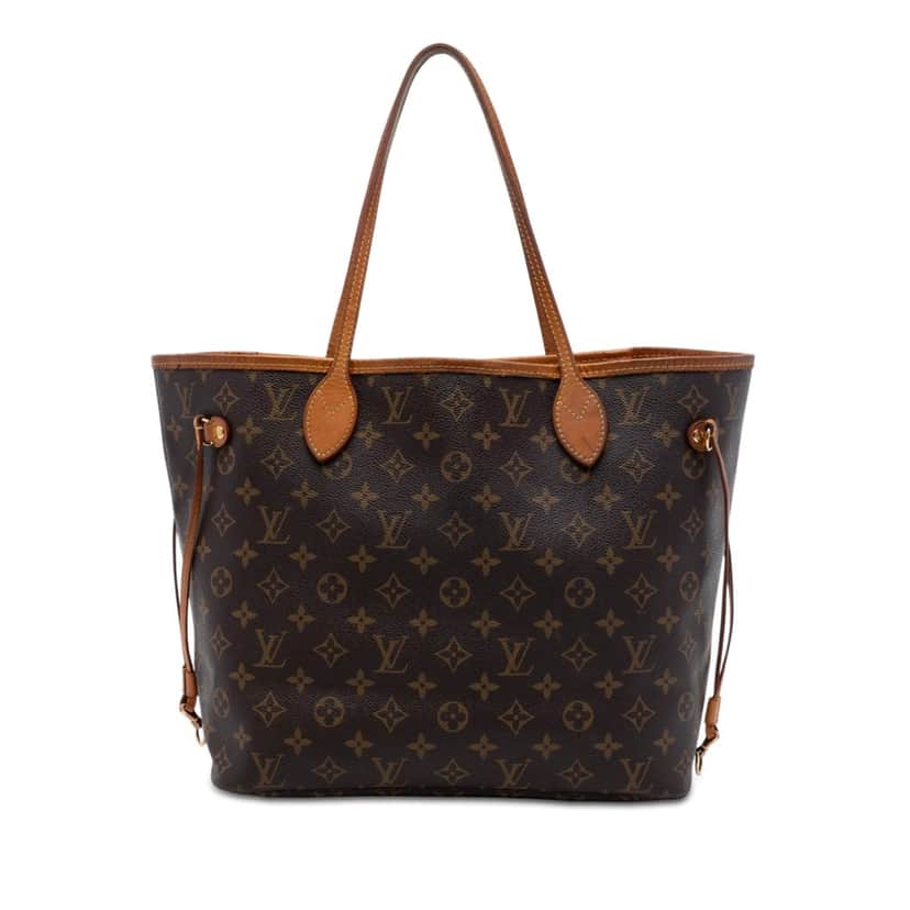 Louis Vuitton Monogram Neverfull MM Brown Very good condition - Front View