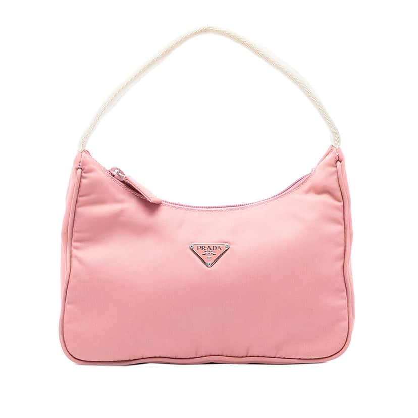 Prada Tessuto Shoulder Bag Pink Very good condition - Front View