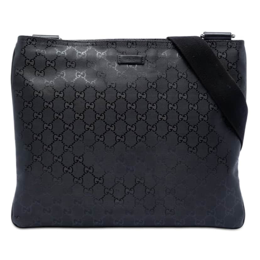 Gucci GG Imprime Crossbody Black Very good condition - Front View
