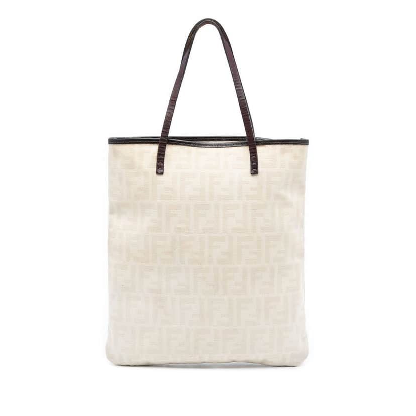 Fendi Zucca Canvas Tote Brown Very good condition - Front View
