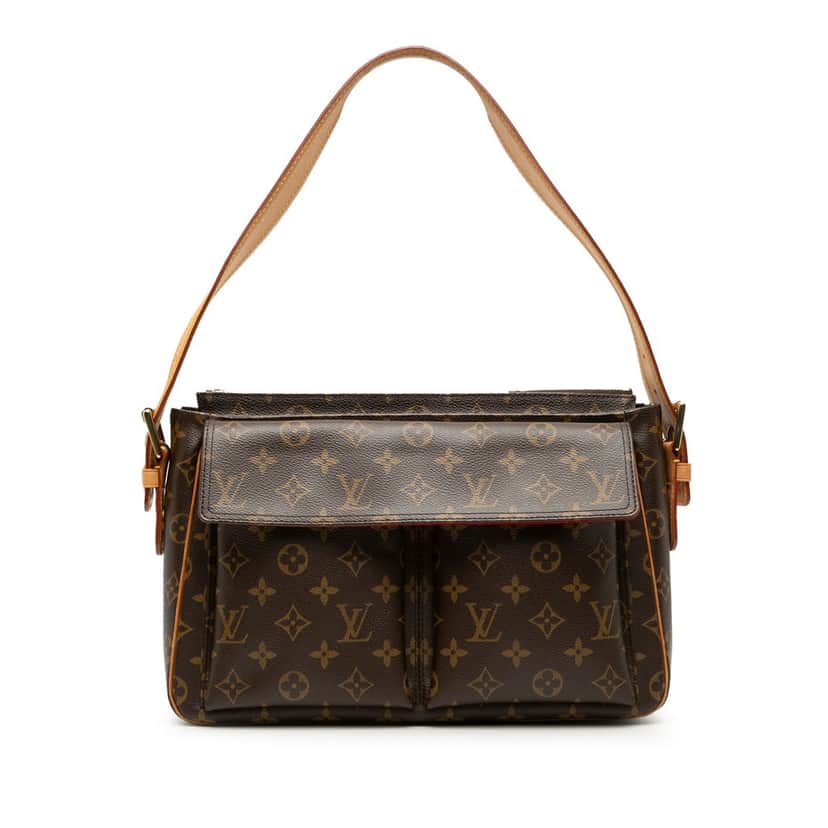 Louis Vuitton Monogram Viva Cite GM Brown Very good condition - Front View