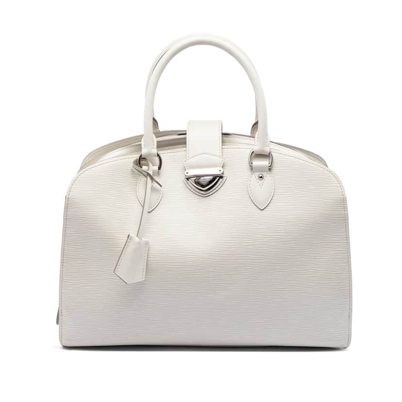 Louis Vuitton Epi Pont Neuf GM White Leather Very good condition - Front View