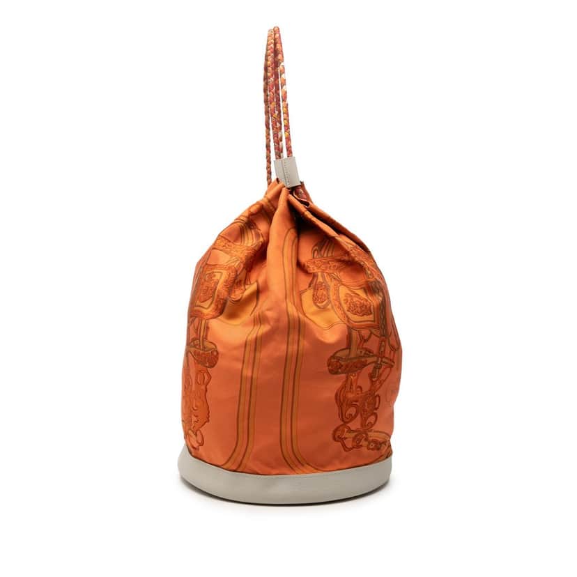 Hermès Silk Brides de Gala Sac Soie Cool 22 Orange Very good condition - Front View