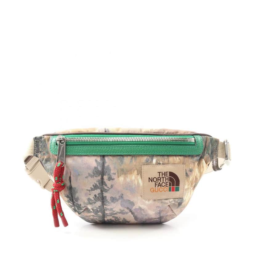 Gucci The North Face Econyl Belt Bag Beige Very good condition - Front View