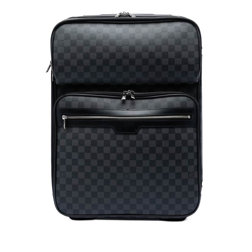 Louis Vuitton Damier Graphite Pegase Business Luggage 55 Black Very good condition - Front View
