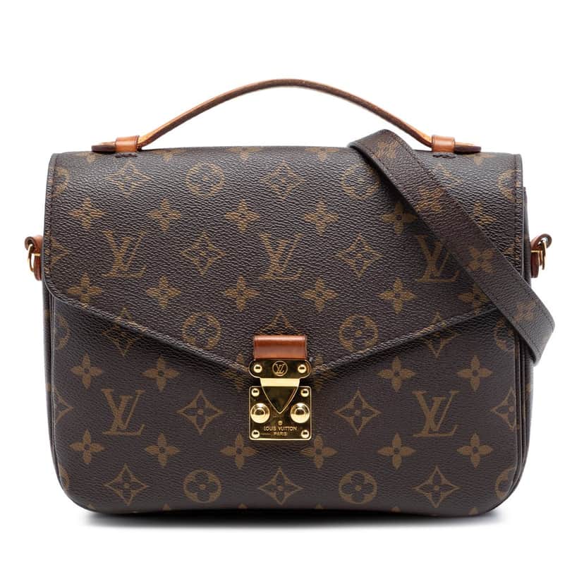 Louis Vuitton Monogram Pochette Metis Brown Very good condition - Front View
